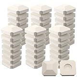Baquler 50 Pcs Barbecue Ceramic Briquettes Gas Grill Ceramic Bricks Replacement Parts Reusable BBQ Bricks Evenly Heated Gas Grill Briquettes for Baker Chef, 2 x 2 Inches