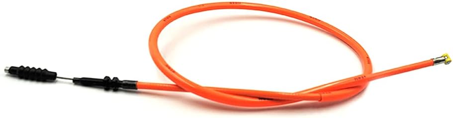 OUDIMO Replacement Clutch Cable with 316 Stainless Steel Core Dirt Bike Clutch Line for NC Engine 125CC 200CC 250CC Dirt Pit Bikes Enduro Motocross (Orange)