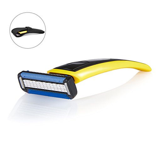 Razors for Men, WILLIKE Phoebus Men’s Razor with Razor Handle and Razor Blade Refill 5-layer Laser Spot Welding Blade for Shaving and Styling Facial Hair with Portable Travel Razor Protector for Free