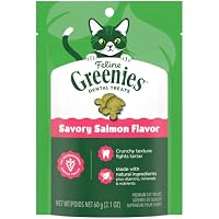 GREENIES Feline Dental Cat Treats Salmon Flavour 60g Bag