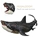 3 Pcs Scuba Diver Toys with Shark Figurines - Miniature Diver Action Figures for Kids - PVC Plastic Models for Decoration - 9.92 X 5.59 X 4.80 Inches