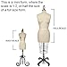 Pinnable Half Scale Professional Female Dress Form (Great for Students!)
