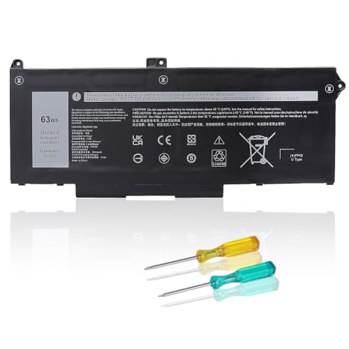 Image of RJ40G Laptop Battery Replacement for Dell Latitude 14 5420 Latitude 15 5520 Precision 15 3560 Series 01K2CF 075X16 WY9DX F3T9T 7RV10 P137G P137G001 P104F 0WK3F1 0M3KCN 005R42 Battery 15.2V 63WH