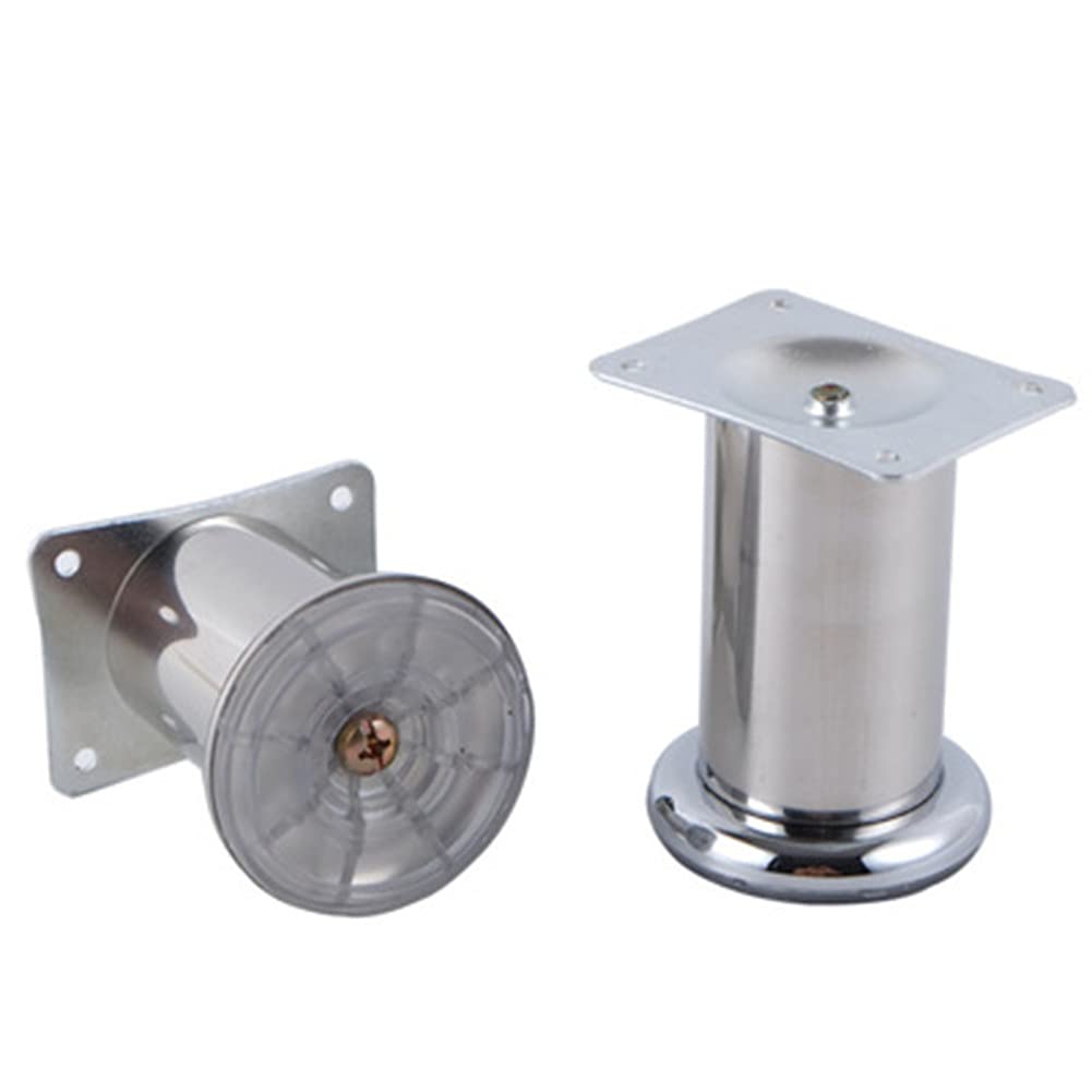 4 Pezzi Gambe Per Mobili In Metallo, Piedini Per Tavolo Piedini Per Armadio Sostituzione Fai Da Te Per Armadio Divano Scaffale (Size:15cm)