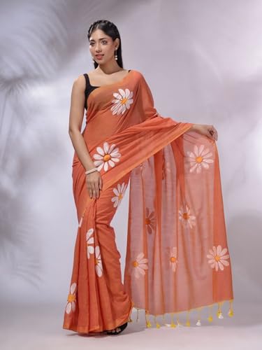 Image of Yashika Women's Georgette Floral Printed Saree With Unstitched Blouse Piece |saree for Women | New Sari | Saree