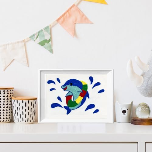 Artesanato de pintura adesiva de fio, kit de pintura infantil - Arte artesanal de pintura adesiva de