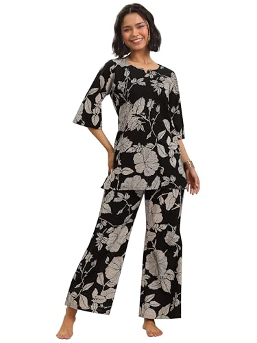 Image of Libas Printed Cotton Night Suit