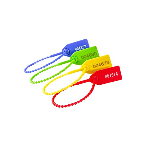 Stylight - 200 Plastic Truck Seals, Shipping Seals, Trailer Seal, Fire Extinguisher Seals, Pull-Tite Plastic Seals, Tamper Evident Seals, Security Seals, Self-Locking Seals, Stylight (Red 200) #TOP7