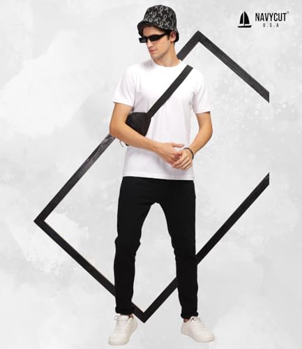 Image of Men T Shirt Cotton Round Neck | Solid Cotton Tee Half Sleeve | Breathable Casual T Shirt for Men | Stylish Round Neck Casual Wear | 12 Colors