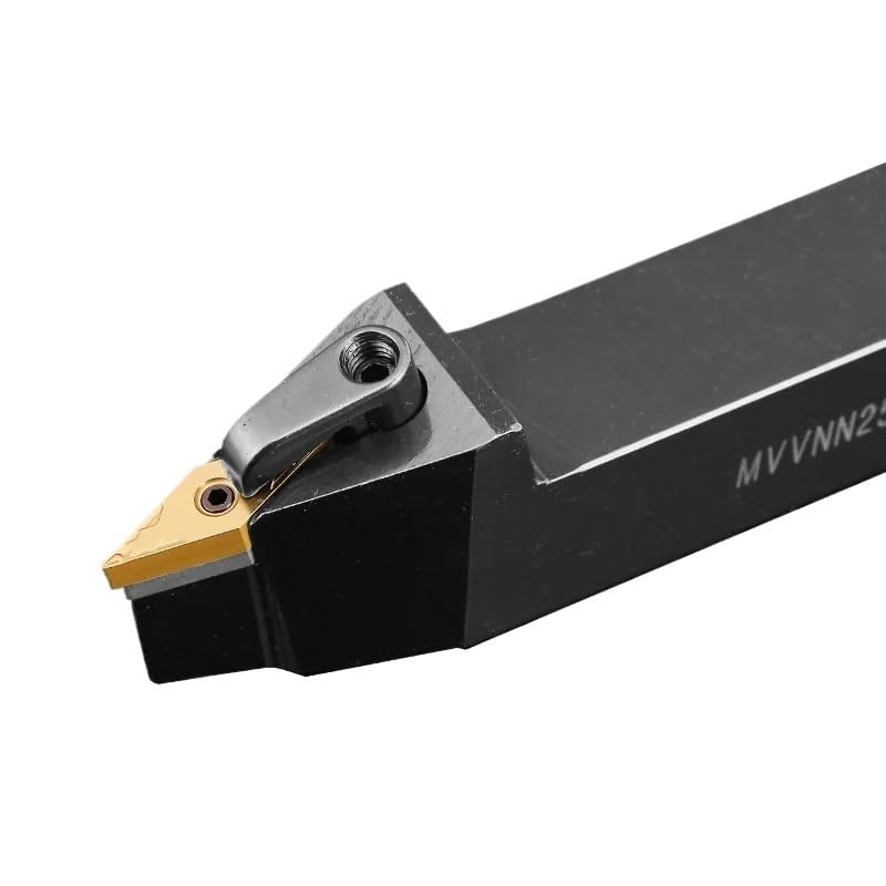 1pc MVVNN1616K16 MVVNN2020K16 CNC Tool Holder External Turning Tool Cutting Bar 125mm Metal Lathe Holder for VNMG Insert(MVVNN1616K16)
