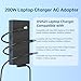 OSISZI 200W 20V 10A Laptop Charger Compatible with ASUS ProArt P16 PX13(Replace P16) PZ13 H7606 HN7306 2-in-1 AI 13.3