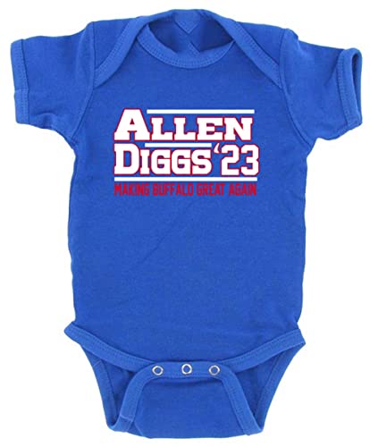 Image of Buffalo Allen Diggs 23 Baby 1 Piece Blue