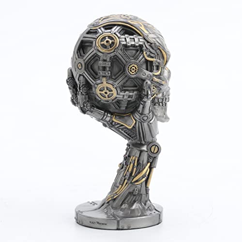 Estatua Steampunk Thinker Diseño Veronese 7 1/8" miniatura 5