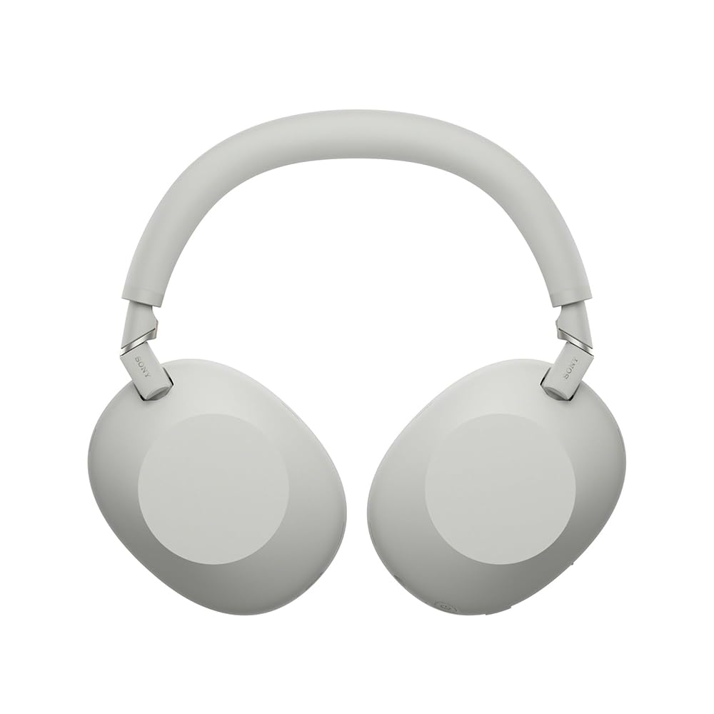 Sony WH-1000XM6/S Best Wireless Noise Canceling Headphones Platinum Silver Bundle with Deco Gear Wood Headphone Display Stand Secure Tabletop Holder/Gaming Headset Hanger