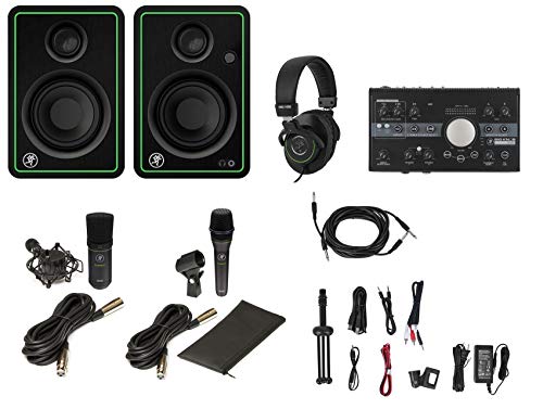 Mackie Studioセット Big Knob Studio、モニター、マイク付き