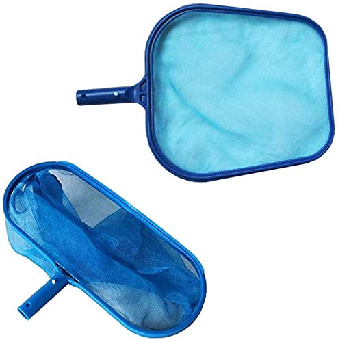 well2wellness Juego de red para piscina con 1 x recogehojas y 1 x recogedor de fondo