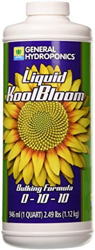 1 Quart : General Hydroponics Liquid Kool Bloom Fertilizers, 1-Quart