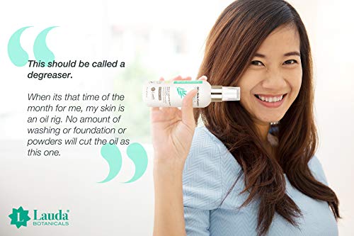 Lauda Botanicals Daily Face Wash – Anti Aging Exfoliating Moisturizing Facial Cleanser With Vitamin C, Antioxidants, 9X Organic Herbs And Fruits For Combination And Oily Skin, 4 Oz #TOP2