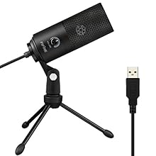[Clear Sound Quality] Cardioid polar pattern worked with condenser microphone for computer captures your voice properly, and produces clear smooth and crisp sound without static noise. Great for gamers/streamers at isolating and separating the backgr...
