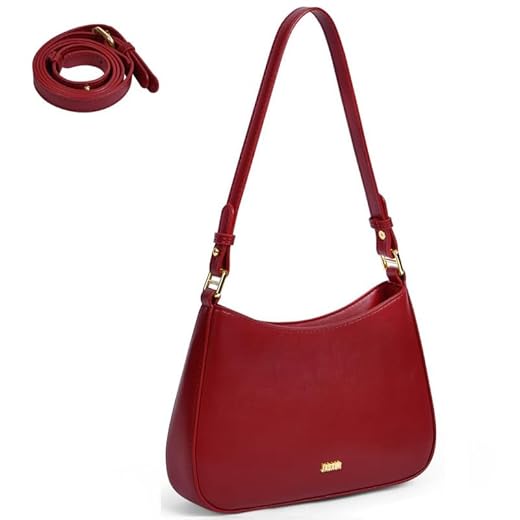 Aucuu Sac Porté épaule en Cuir Véritable pour Femme, Sac à Main à Bandoulière Tendance avec 2 bandoulières, Sac à Main Décontracté, Sac Fourre-tout Rétro Décontracté pour Shopping, Travail, Voyages