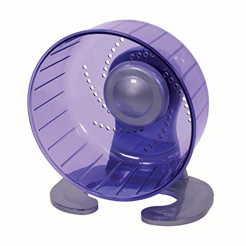 Image of Petest Hamster Exercise Wheel, Silent Spinner Hamster Running Wheels, Diameter 6.7 inch, Purple