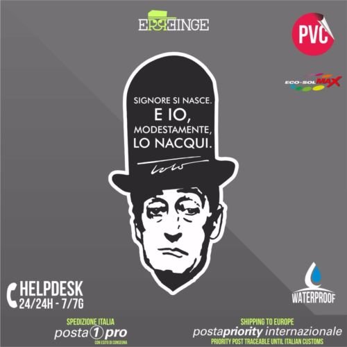 Erreinge Weißer Hai Aufkleber 35cm - PVC Vinyl Abziehbild Für Auto, Moto, Helm & Laptop