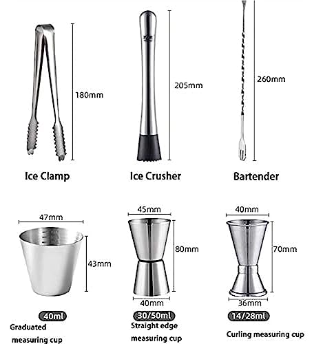 Set de Coctelera RUVOO 350ml Kit Bartender Acero miniatura 2