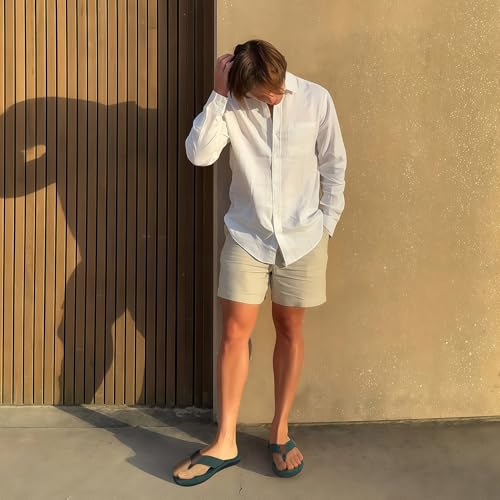 Image of FITORY Men's Flip-Flops, Thongs Sandals Comfort Slippers for Beach