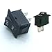 2X SPST On/Off Black Square Rocker Switch Mini Small 12V Automotive/Car/Boat New