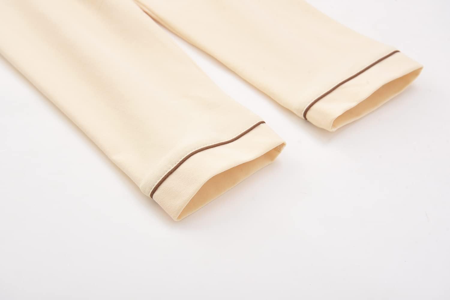 ACESTAR Kids Girls Boys Cotton Pajamas Set Long Sleeve Button Down Pjs Sleepwear Loungewear 2 Piece Set for Daily Size 3-12 - Image 8