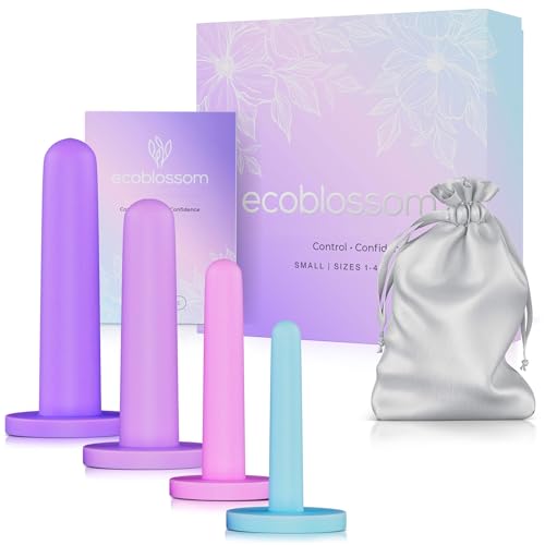 Ecoblossom Silicone Intimacy Set - The Most Reliable kit for Women - Intimacy & Wellness Aids (Small, Sizes 1-4)