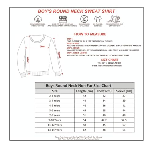 Image of Printed Full Sleeve Round Neck Sweatshirt for Boys & Girls