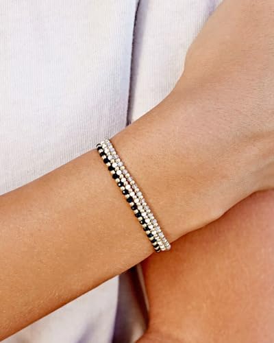 gorjana - Power Gemstone Brooks Bracelet 9 1/4" - 18k Gold-Plated Brass - Genuine Gemstone Selection - Adjustable Closure - Elegant and meaningful design3