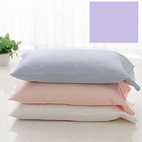 Bedtime Comforts Ltd Lilac 1 X 3' Single Bolster Pillow Case 19" X 36" Hotel Quality 260 Thread Count