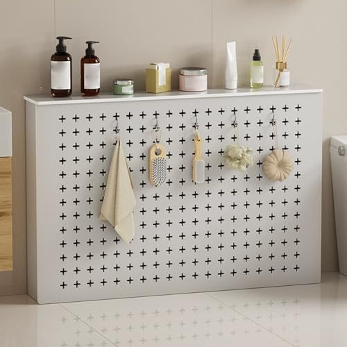 Cache-radiateur moderne armoire de chauffage PVC 50 x 60 x 15 cm - 2