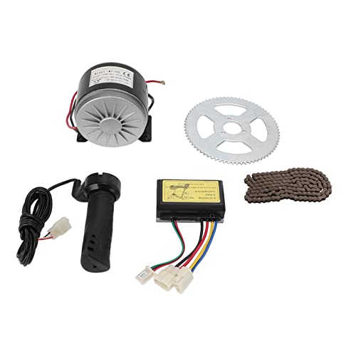 Luqeeg Kit de motor elétrico,12 V,250 W,2750 RPM,de alta velocidade,kit conversão bicicleta,controla