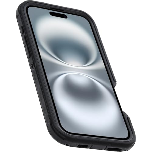 Image of Otterbox Defender MagSafe iPhone 16 Plus Case, Black, US Military MIL Standard