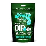 TeaZa Energy Smokeless Alternative with Hemp | Quit Chewing and Dipping Snuff | Nicotine and Caffein