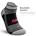 PAPLUS Compression Socks for Men & Women, Low Cut Ankle Running Socks with Arch Support, Plantar Fasciitis Relief for Walking, Cycling, Golf, Travel, Nurses