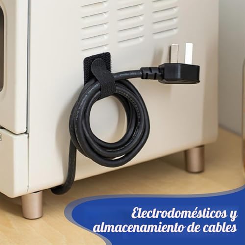 Miniatura 8 de 40 Piezas Dos Tamaños Organizadores De Cables, Clips De Cable Mejorados, Abrazadera Para Cables, Fuerte Sujeta Cables Adhesivo, Reutilizable Para Oficinas Y Casas Negro