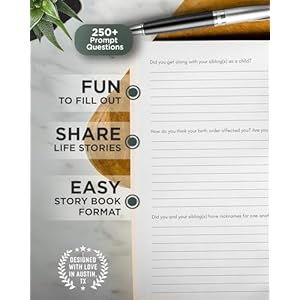 Grandpa's Life Story Journal: A Meaningful Keepsake for Grandpa to Share His Journey and Memories, Book Includes 250+ Prompt Questions, Sentimental Gifts Idea for Father's Day, Birthday & Christmas Grandpas Life Story Journal A Meaningful Keepsake for Grandpa to Share His Journey and Memories Book Includes 250 Prompt Questions Sentimental Gifts Idea for Fathers Day Birthday Christmas