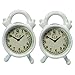 TOYANDONA 2Pcs Orologio in Miniatura Casa delle Bambole di Allarme Orologio da Tavolo Mini Orologio da Tavolo Pretend Gioca Ornamenti per Micro Paesaggio Fata Decorazione del Giardino