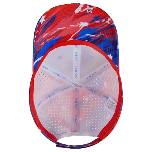 Image of UPF 50+ Performance Water Resistant Baseball Cap Lightweight Breathable Hat Golf Running Boat Hiking for Men Women
