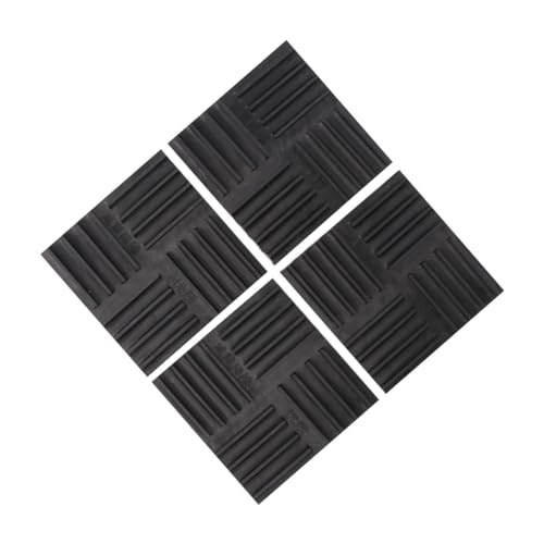 CIYODO 4 Pcs Washing Machine Vibration Mat Anti Vibration Dryer Pads Vibration Pads Anti Vibration Mat Anti Vibration Mounts Anti Vibration Pad Vibration Isolation Pads Black