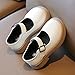 Girls Leather Shoes Little Girls Fashion Dressy Footwear Baby Soft Sole Mary Jane Slip Ons for Ages 2 to 10 Years Party (White, 6-7)
