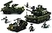 Sluban - M38-B6800 - Jeu de Construction - Army set - Char + Lance Roquettes + Jeep