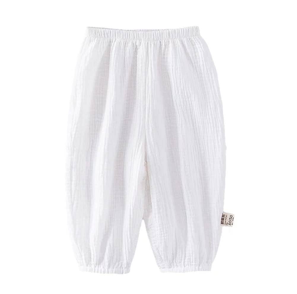 Pantalones largos ligeros para bebé, antimosquitos, algodón, pantalones climáticos, para niños y niñas, paquete de 2 unidades