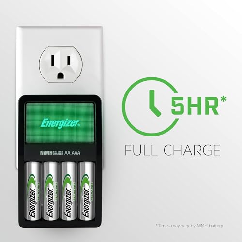 Image of Energizer Recharge Value Charger for NiMH Rechargeable AA and AAA Batteries