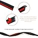 carleef T-Type Car Weather Stripping,16.4FT Rubber Seal Strip for Headlight Sealant/Car Wheel Eyebrow Rubber Seal,Universal Automotive Weather Stripping Fills Every Gap of Your Car (8MM)