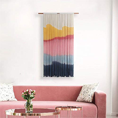 Macrame Cord, Zoutog 2Mm X 328 Yd (About 300M) 100% Natural Cotton Soft Unstained Rope For Handmade Plant Hanger Wall Hanging Craft Making, Rose Red #TOP3